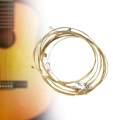 6x Brass Guitar Strings Acoustic Guitar Strings for Electric Guitar Musical Instrument Accs. 