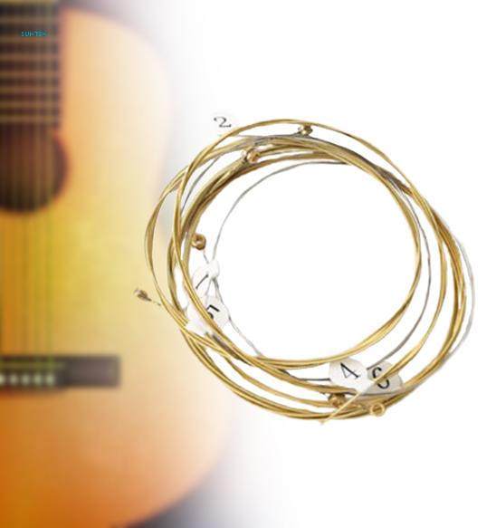 6x%20Brass%20Guitar%20Strings%20Acoustic%20Guitar%20Strings%20for%20Electric%20Guitar%20Musical%20Instrument%20Accs%20-%20Image%203