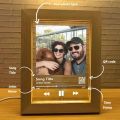 Personalized 3D Photo Frame Night Lamp Custom Couple Picture Frames Wooden Frame Unique Anniversary Wedding Christmas Gift. 