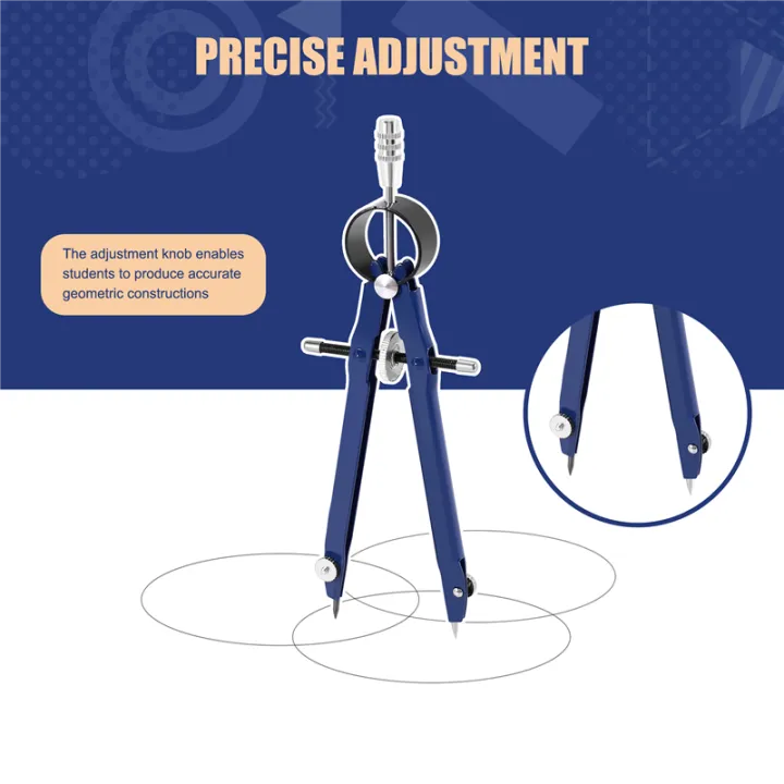 Professional%20Compass,%20Compass%20Geometry%20Set%20with%20Lock,%20Math%20and%20Precision%20Compass,%20Metal%20and%20for%20Solid%20and%20Plane%20Precision%20Tool,%20Fit%20for%20Drafting,%20Drawing,%20Measuring(blue)%20-%20Image%207