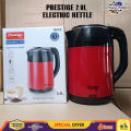 Prestige Hawkins Electric Kettle 2L - Stainless Steel Body, 1500W Power - MC/2929P/D-2928 - Voltage: 220V, Frequency: 50Hz.
