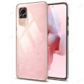 lthmy for Xiaomi Civi 1S case soft semi-transparent black silicone flexible shockproof cover skin yellowing-resistant crystal clear jelly casing. 