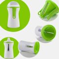 Portable Spiralizer Vegetable Slicer Handheld Spiralizer Peeler Stainless Steel Zucchini Spaghetti Spiral Slicer for Potatoes-B.