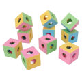 3D Building Blocks Construction Game 3D Cube Building Blocks Plastic Building Blocks Geometric Space Construction Blocks.