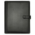 Black A4 Executive Conference Folder Portfolio PU Leather Document Organiser. 
