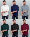 Men's full sleeve Shirts Katua Men's Cotton Ethnic Party Wear Kurta, Short Shirt Katua, Traditional Shirt Kurta, Men Daily Wear Dress.