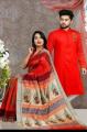 New Stylish & Exclusive Saree Panjabi Combo Couple Set Matching Dresses for Man And Women. 