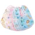 3 Pcs Soft Cotton Bibs for Baby- Multicolor. 