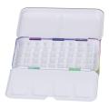 Tray Palette Kit Iron Empty Watercolor Palette Metal Purple Green Tin Palette Plastic Plein Air Painting DIY Painting. 