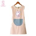 Cooking Apron Contrast Color Wear-resistant Cooking Apron. 
