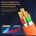 3 in 1 120W 6A Fast Charging Type C Cable Micro USB for iPhone Charging Cable for Samsung Huawei Xiaomi Phone Charger USB Cable.