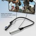 【FUPANG】Bluetooth sport headset HiFi stereo sound wireless headphones neckband Bluetooth led power display Bluetooth earbuds TF.