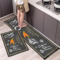 Sale Kitchen Mat Living Room Anti-slip Antifouling Rugs Tableware Pattern Entrance Doormat Bathroom Door Floor Mats-1piece 40x120cm. 