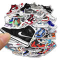 50Pcs  Jordan Sneaker Tide Shoes Sticker Waterproof For Laptop Skateboard Luggage Decal. 