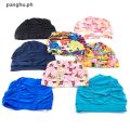 [panghu] Lady long hair swim cap stretch drape bathing cap drape stretch sports swim hat [ph]. 