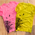 2PS Combo Pack//Jersey T-Shirts//Printed T-Shirts//Casual Tops For Men's//Black T-Shirts.