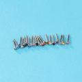 ZS 20pcs CZ Stainless Steel Nose Studs Crystal Lot 20G Nose Piercing Septum Studs For Unisex Body Piercing Fashion Jewelry Women.