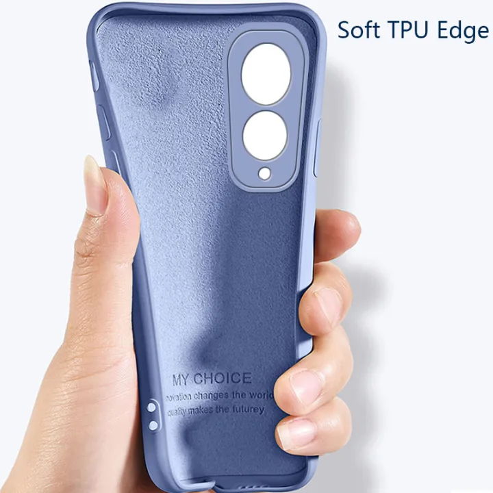 Olige%20For%20VIVO%20Y28%20Liquid%20Silicone%20Macaron%20Candy%20Color%20TPU%20Falling%20and%20shockproof%20Soft%20Phone%20Case%20Shell%20Protector%20Back%20Cover%20-%20Image%203
