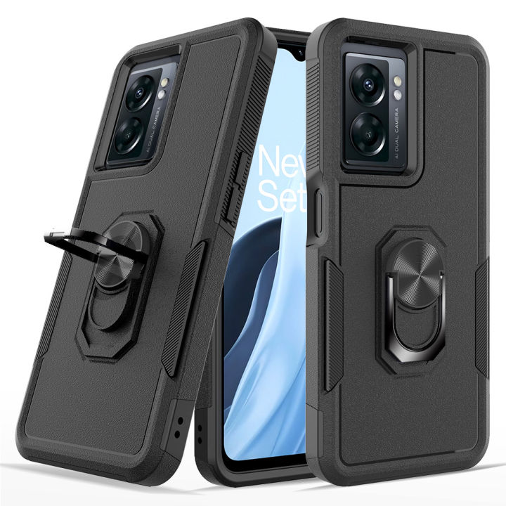 Phone Case for OnePlus Nord N300 [Drop-protection] Shockproof Bumper Protective Cover