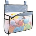 Greater Capacity Bath Toy Organizer,Large Opening, Bottom Zipper. 