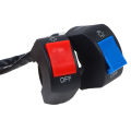 22mm ON/OFF Motorcycle Switch Push Button 12V Button Handlebar Switch for ATV. 