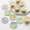 Sealing wax for stamp Head letter Retro seal kit nail Silicone stamps logo for scrapbooking surgut print set wedding craft soaps.