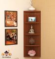 Wall corner show piece stand melamine board/Height 30inch,Length 6inch and Deep 6inch. 