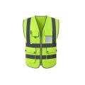 Reflective Safety Vest with Phone & ID Pockets - Trafic Work Jacket. 