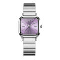 Custom Logo OEM Watch Round Shape Steel band Japan Movement Ladies Watches 3Bar Water Resistant Woman Bracelet Quartz Watch.
