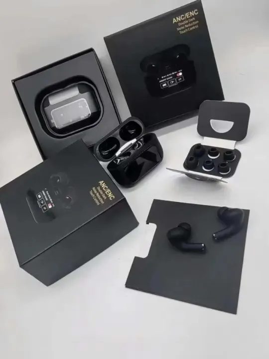Airpods%20A9%20pro%20TWS%20Bluetooth%20Headphones%20Wireless%20Earbuds%20Touch%20Screen%20Display%20with%20Earbuds%20-%20Black%20-%20Image%205