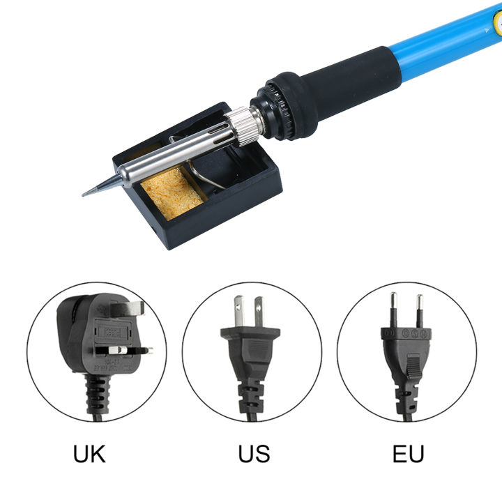 KOGEEK%20Electric%20Soldering%20Iron%20Kit%2060W%20Adjustable%20Temperature%20Welding%20Tool%20with%205%20Piece%20Solder%20Iron%20Tips%20Portable%20PU%20Carry%20Bag%20US%20Plug%20-%20Image%203