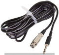 AHUJA AUD 98XLR Professional Dynamic Unidirectional Microphone 3 Pin Wired Corded Microphone High Output Neodymium Cartridge Excellent Intelligibility. 