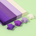 540pcs/set Vintage Colorful Star Origami Paper Lucky Five-pointed Star Strip Folding Gradient Star Paper DIY Origami Paper. 