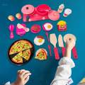 Cooking Playset Food Set Preschool Utensils Cookware Toddlers Kitchen Playset for Toddlers Children. 