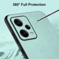 For Redmi Note 12 Pro 5G Case 360 Degrees Protection Leather Soft Border Anti-fingerprint Color Blocking Design For Redmi Note 12 Pro 5G Back Cover. 