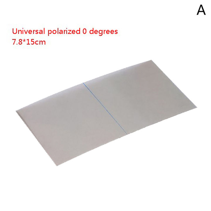 Various Sizes Polarizing Film Polarizer Watch Multimeter Calculator LCD Display Repair Polarization 0 Degree/90 Degree Demoo