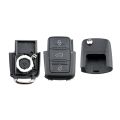 3 Buttons Replacement Key Shell for SKODA Citigo Octavia Roomster Superb Yeti Rabid Flip Remote Key Case NO Blade.