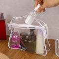1/3PCS PVC Transparent Waterproof Makeup Bag Small Large Clear Cosmetic Bags Portable Travel Toiletry Wash Organizer Case Storage Pouch.