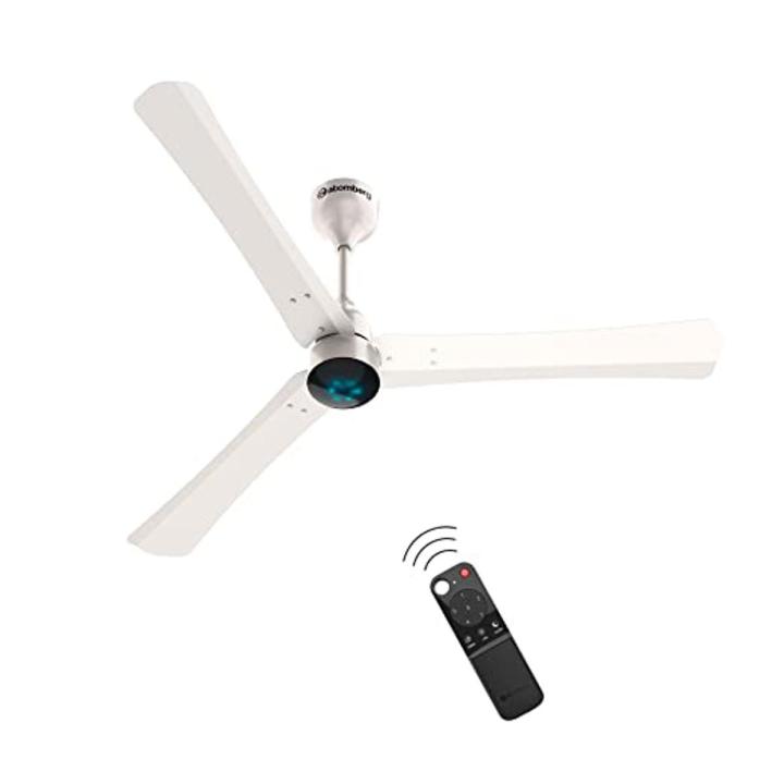 Atomberg Renesa+ 1400mm BLDC Motor 5 Star Rated Ceiling Fans for Home with Remote Control | Upto 65% Energy Saving High Speed Fan with LED Lights | 2+1 Year Warranty (Pearl White)