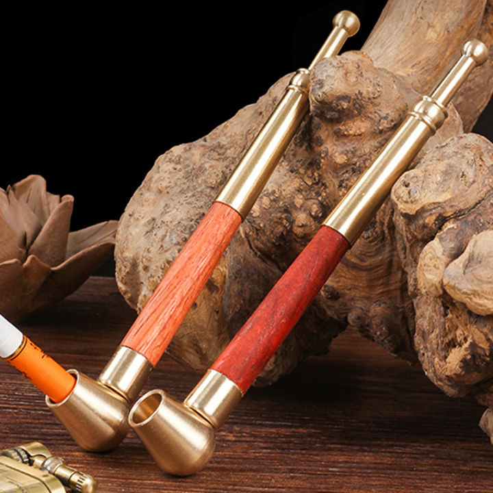 cigarette pipe filter Portable Microfilter cigarette filter Metal Tube Filter Clean Type Smoking  Pipe dual use old style Hookah mouthpieces Men Gift
