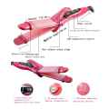 Digital Hair Straightener and Curling Iron KM 1298 - Pink. 