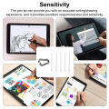 Touch Stylus Tips Nibs+ Pen Clip Tab S7 S7+/S6 Lite/Note10/Note20 Universal Stylus Tip White. 