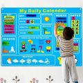 Felt Story Board Set Montessori Storytelling Flannel Busy Board Interactive Play Kit Wall Hanging Puzzle Toys for Kids Boys Girl.
