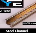 MCB Channel mounting bracket 2 piece pack sp dp tp channel steel Din rail channel high grade. 