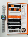 Y80 Ultra Smartwatch With 8 Strap. 
