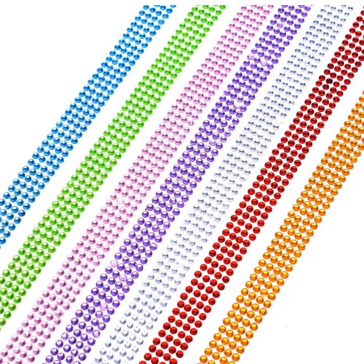Sticker%20Tape%20Nice%20Bling%20Self-Adhesive%20Acrylic%20Rhinestones%20Stick%20On%20Scrapbooking%20-%20Image%206