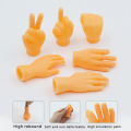 1set Fingertips for teasing cats, masturbating cats, plastic gloves, rubber massage for left and right small hands. 