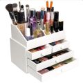 Makeup Organizer With 4 Drawers | Makeup Storage | Makeup Brush Holder | Vanity Organizer. 