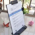 Paper Holder Book Adjustable View A4 Metal Typing Rack File Holder Desktop Folder Holder Lip. 
