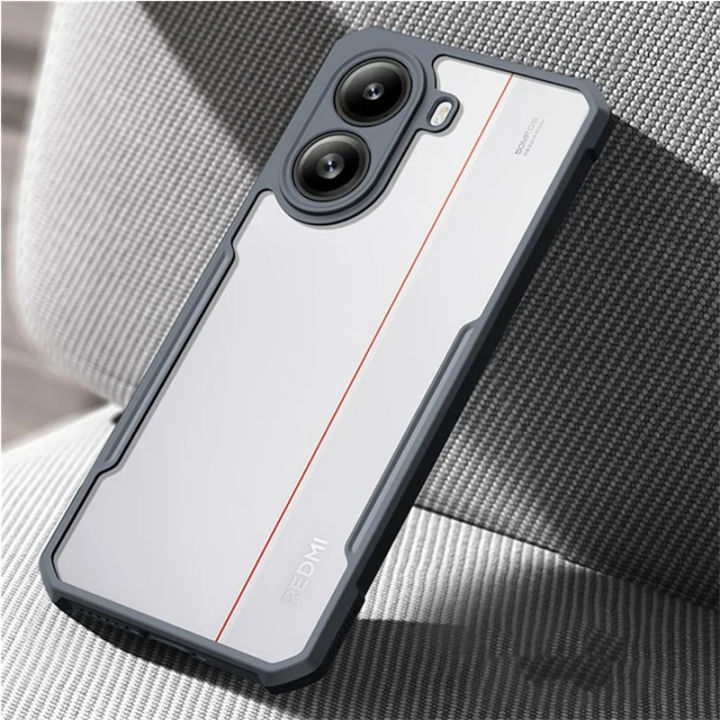 Xiaomi Turbo 4 5G / Poco X7 Pro 5G Xundd Protective Airbag Bumper Transparent Back Side Clear Phone Case For Xiaomi Poco X7 Pro Back Cover